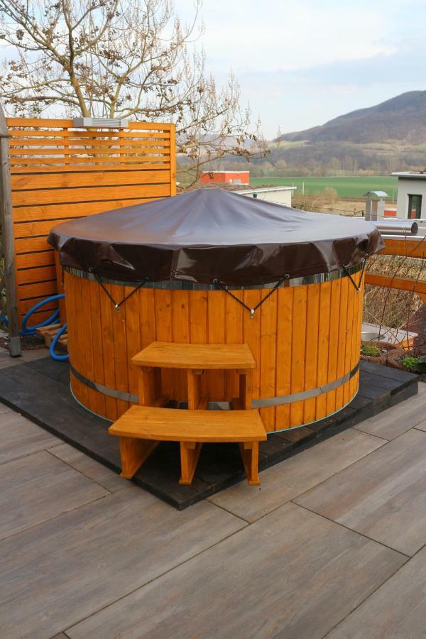 Romantische Ferienwohnung Mit Fantastischem Ausblick, Pool Und Gartensauna Γιένα Εξωτερικό φωτογραφία